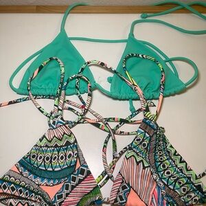Victoria's Secret Teal Bikini Top